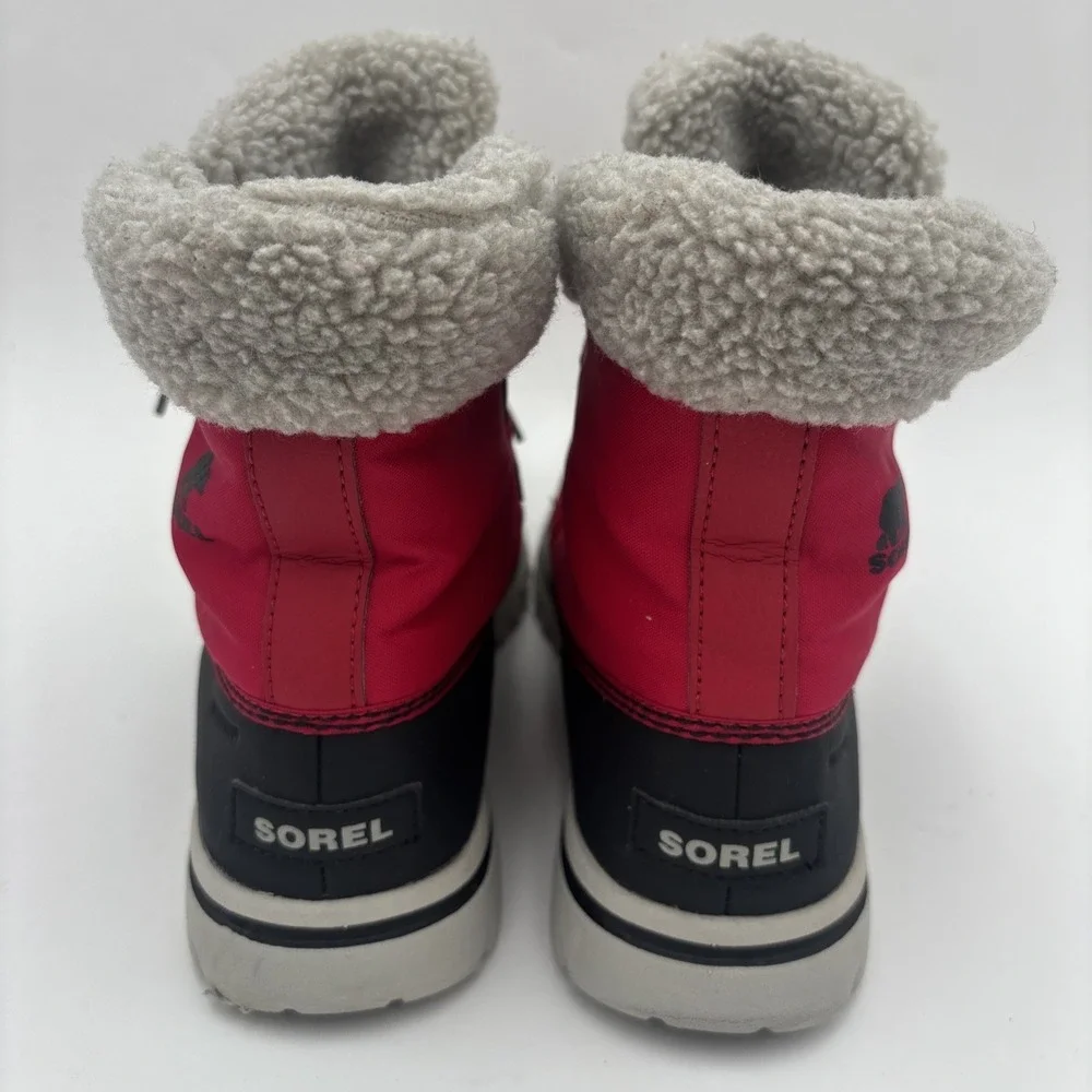 Sorel Boots Carnival Red Outdoors Fleece Waterproof Winter Rain Snow Boots‎ 8